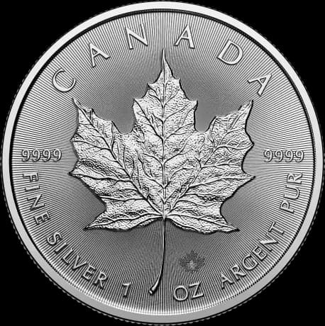 1 troy ounce Maple Leaf zilver