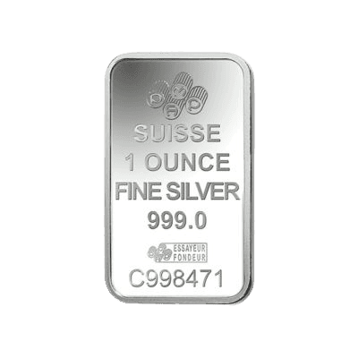 1 troy ounce zilverbaar LBMA