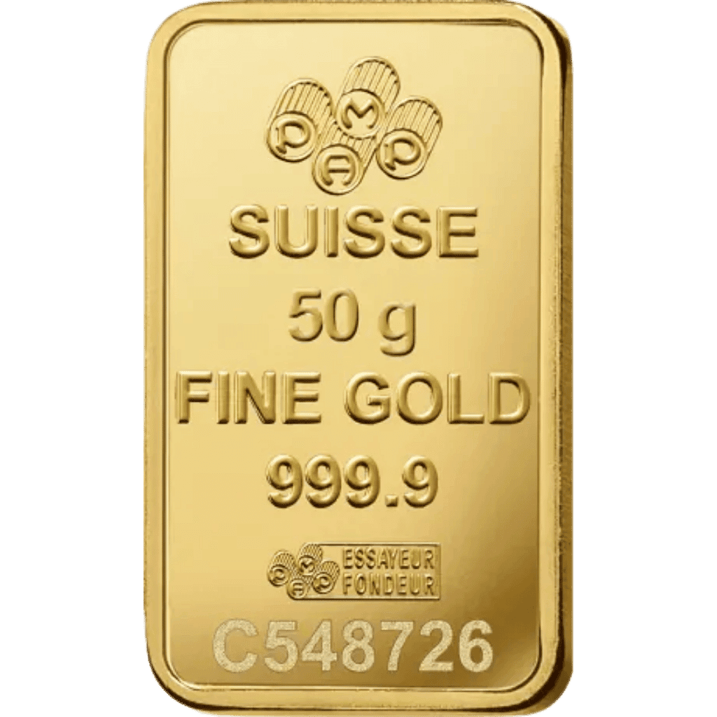 50 gram goudbaar LBMA