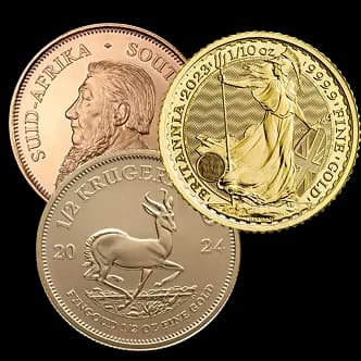 Kruggerrand en Britannia gouden munten verkopen Goudzaken